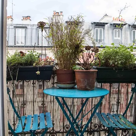 Superb Bright Apt Near Montmartre Lägenhet